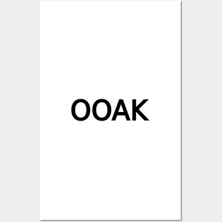 OOAK, One of a kind acronym, text design, word art Posters and Art